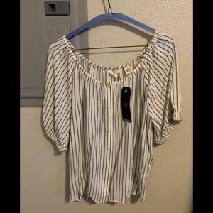 Levi’s striped top, never worn